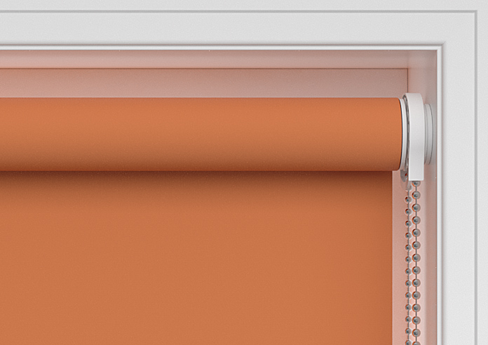 Trinity (Blackout), Deep Orange - Twist&Fit Roller Blind - Image 10